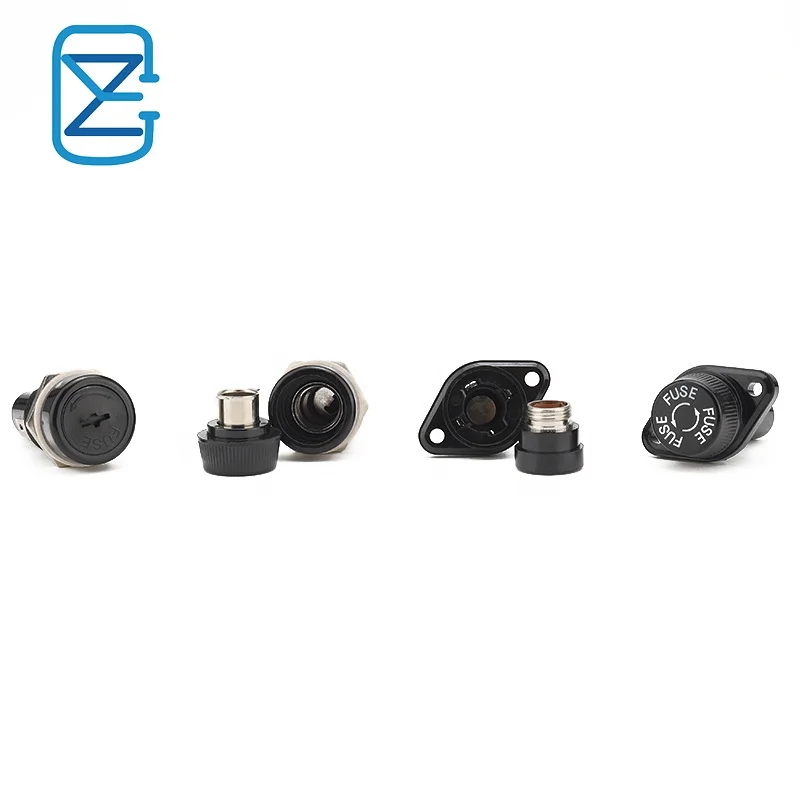 R3-11 R3-12 R3-13R3-14C R3-8 tube Fuse Box mini maxi panel mounted type Fuse Hold screw bayonet5X20mm 6x30mm Glass fuse holder