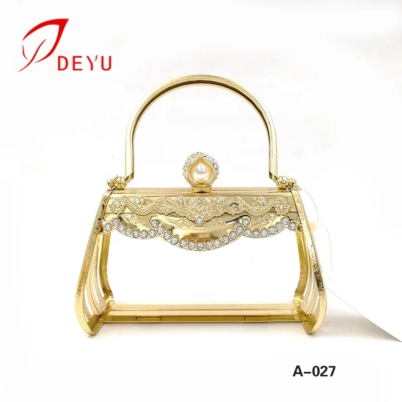 Newest Design Clutch Bag Metal Frame Purse Frame With Bag Handle Hardware