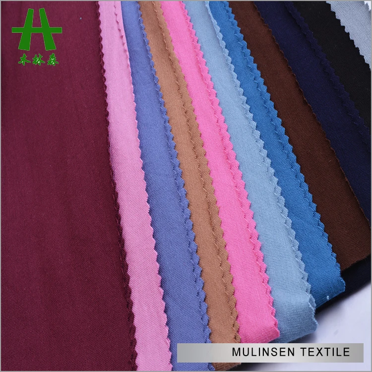 Мягкая на ощупь кольцевая окрашенная вискозная ткань высокое качество купить лайкру