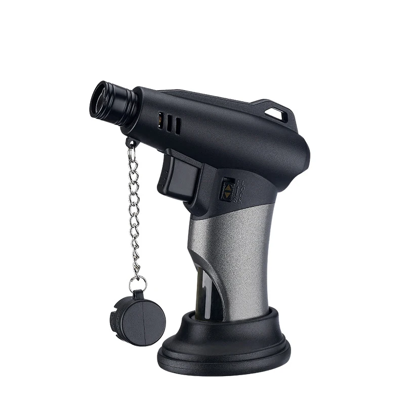 Wholesale Windproof Jet Flame Cigarette Lighters Refillable Butane Gas Torch Lighter for Cigar