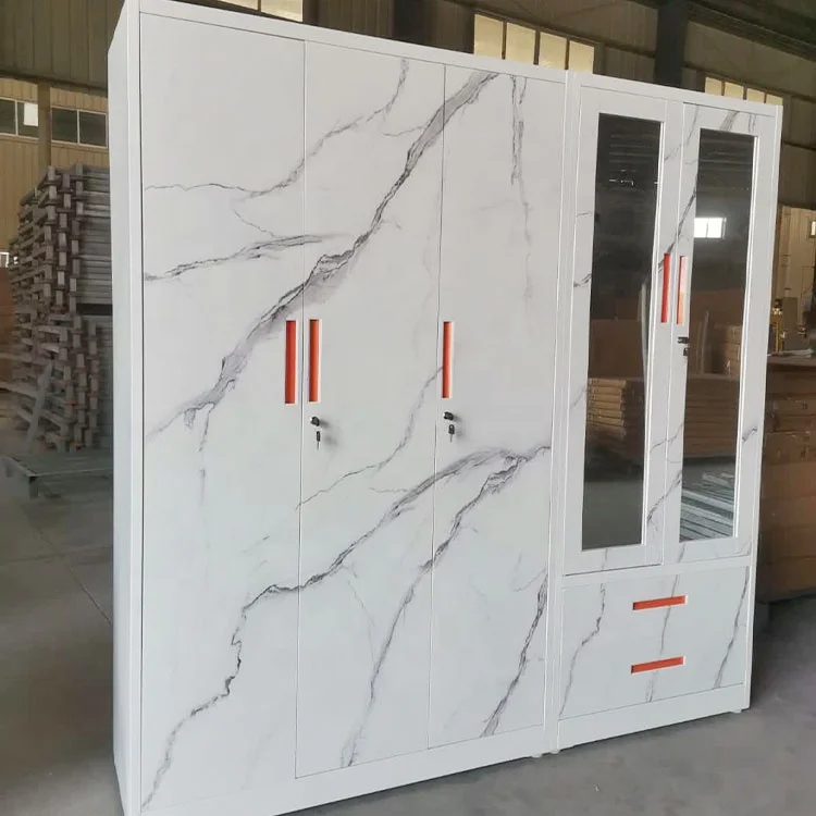 indonesia philippines malaysia 5 door mirror bedroom closet cabinet armoire almirah metal wardrobes - wardrobes steel steel