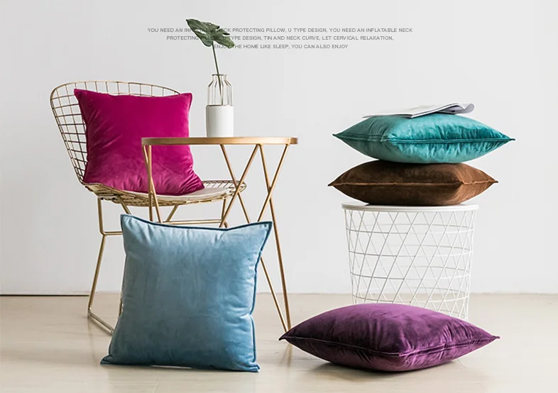 Fabric Sublimation Washable 100% Cotton Solid Colour Pillow Case