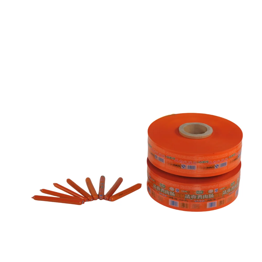High Quality And Competitive Price  High Barrier   PVDC  Roll Film For Sausage Packaging  Beef Chicken Pork Sausage
