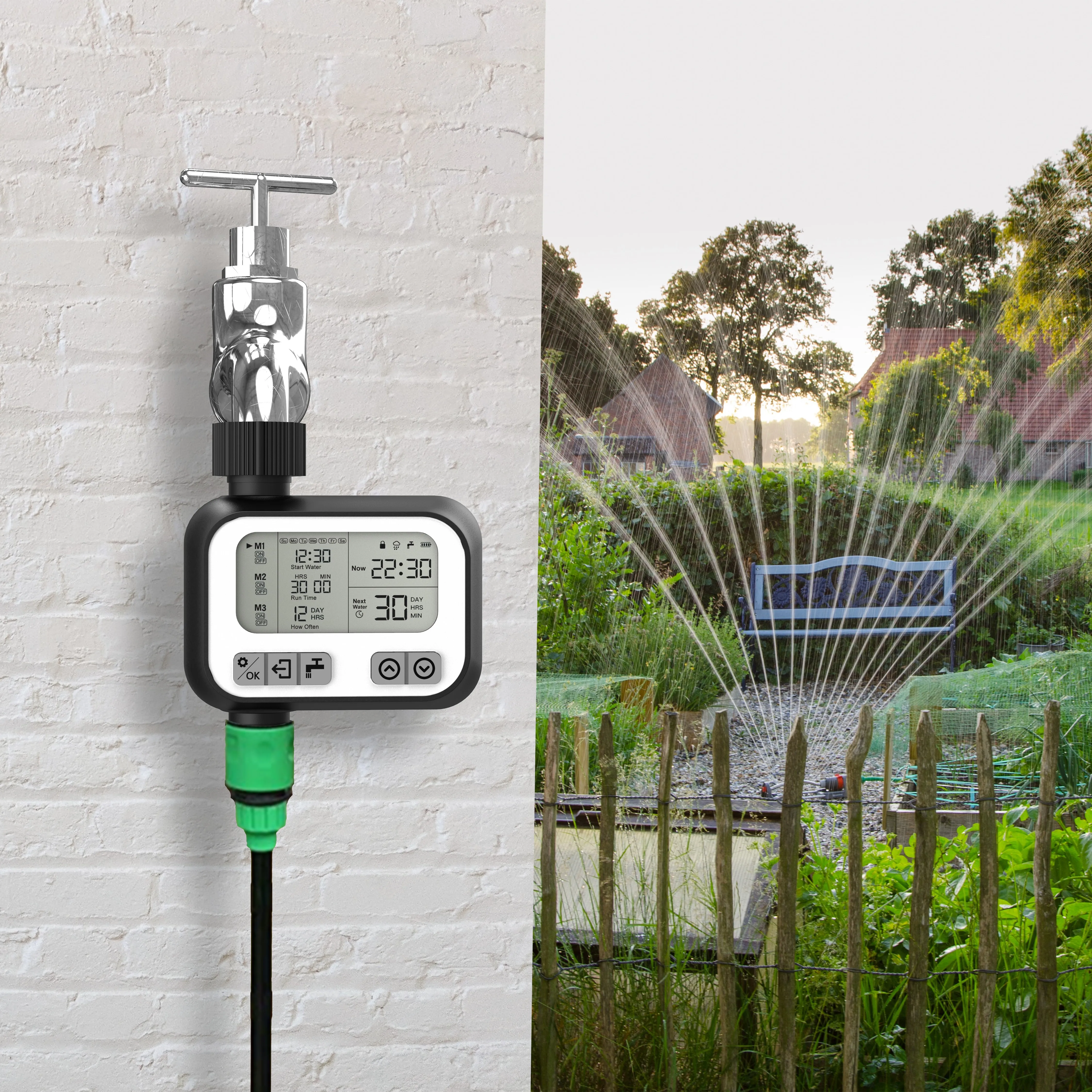 
Automatic watering timer digital garden water pump controller 