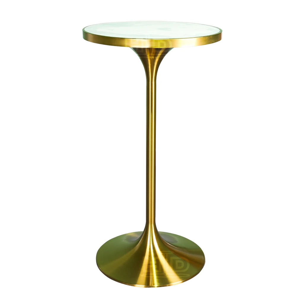 Popular sale brushed brass bar height table legs
