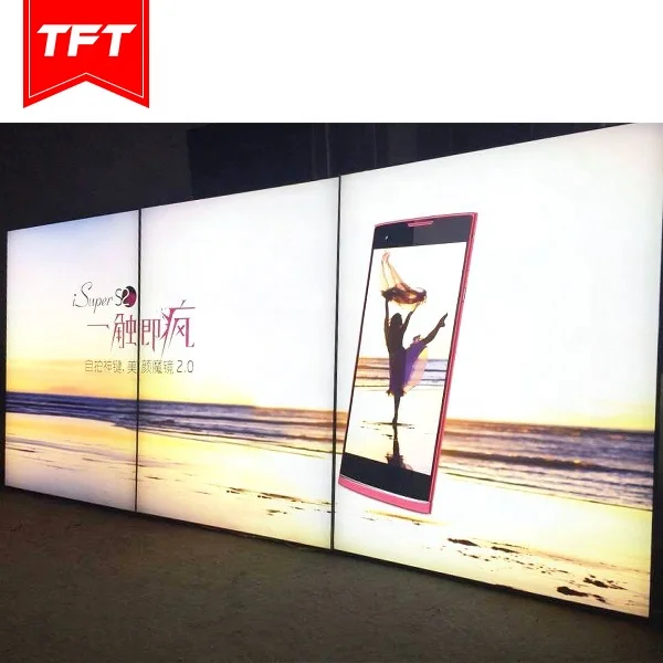 
Lightweight Aluminum Alloy Free Standing Double Sided Backlit Expo Booth Stand Ideas For Trade Shows 