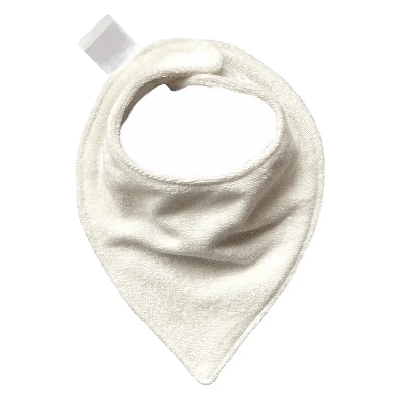 Organic bamboo baby bibs sustainable Double Bamboo Terry cloth Bibs baby burp cloths custom Bandana Bibs bamboo fabric bandana