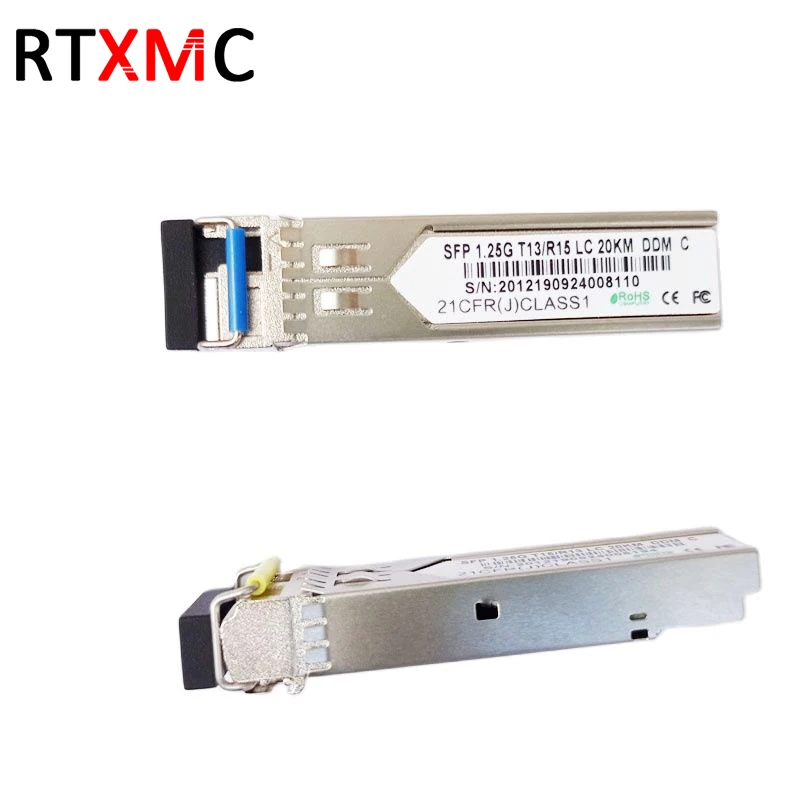 Sfp 1.25g Wdm / Bidi / Simplex Duplex Mm Sm Lc / Sc Ddm 1000base Mini Gbic Ethernet Fiber Transceiver Optical 1.25g Sfp Module