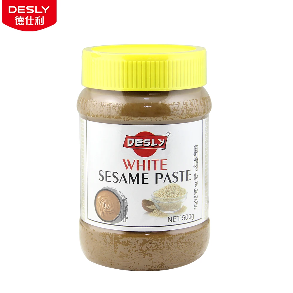 Chinese Hot Pot Dipping Sauce Jade Bridge 500 g White Sesame Paste Wholesale with Factory Price