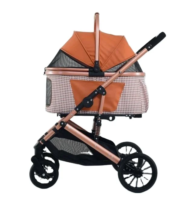 Pet Supplies Multifunctional Foldable Rolling Backpack pet trolley bag cat dog backpack