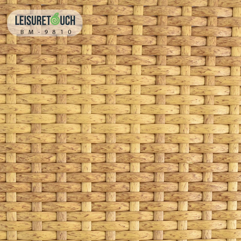 LTR  Wall Covering ceiling Material Woven artificial Synthetic rattan panel sheet for walls,Ceiling