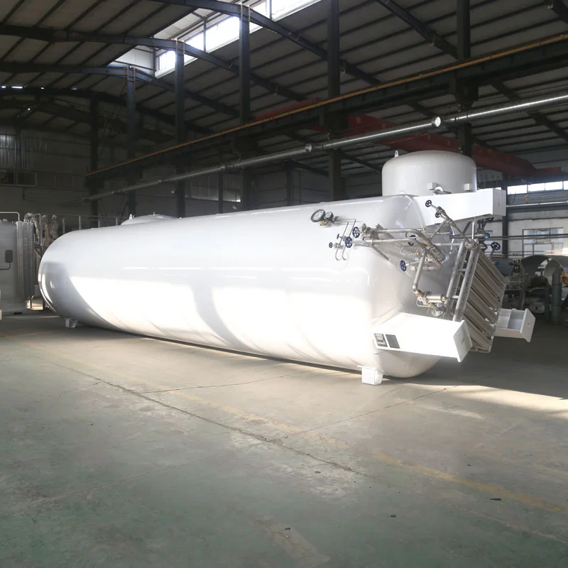 15m3 8bar Cryogenic Storage Tank For Industrial Gas Liquid Oxygen Nitrogen Argon CO2 LNG