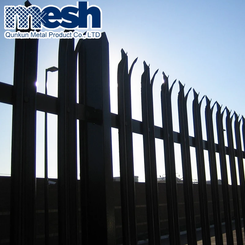 china supplier new hot wrought iron gate design Palisade Fencing