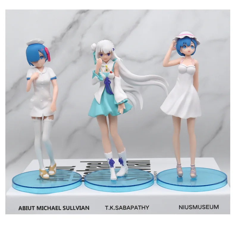 Wholesale A Set Of Six Rem Figure High Quality Action Figure home decor Comics Sex Toys for Men Anime Figure