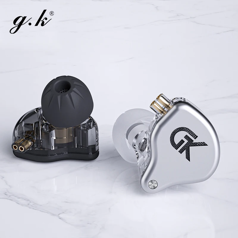 Новинка гибридные наушники GK GS10 1DD + 4BA 10 шт. Hi-Fi наушники-вкладыши с монитором PK KZ ZS10 ZS10pro