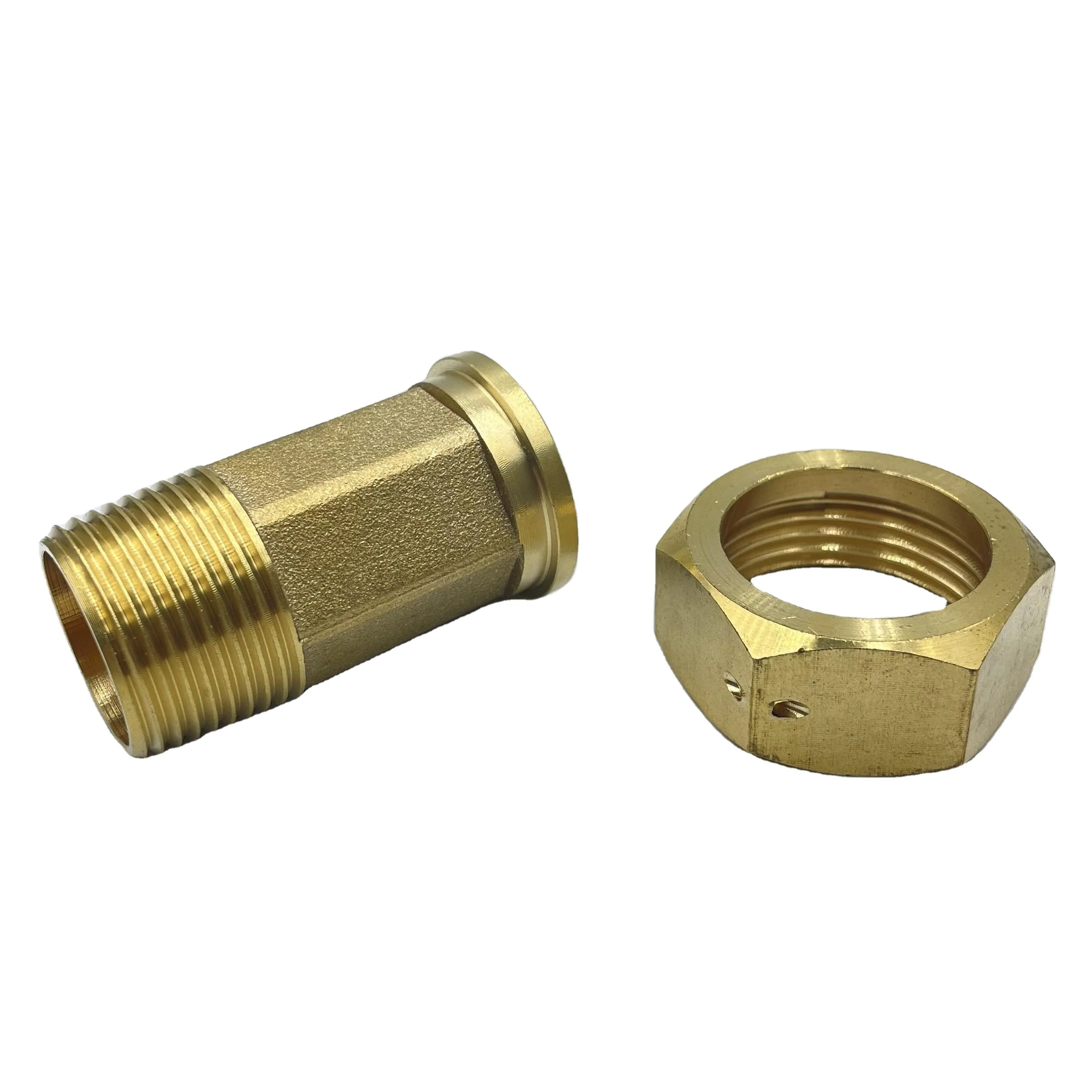 Ningshui High Quality Brass Union Fitting DN15 DN20 DN25 DN32 Water Meter Connector for Pipe Fittings