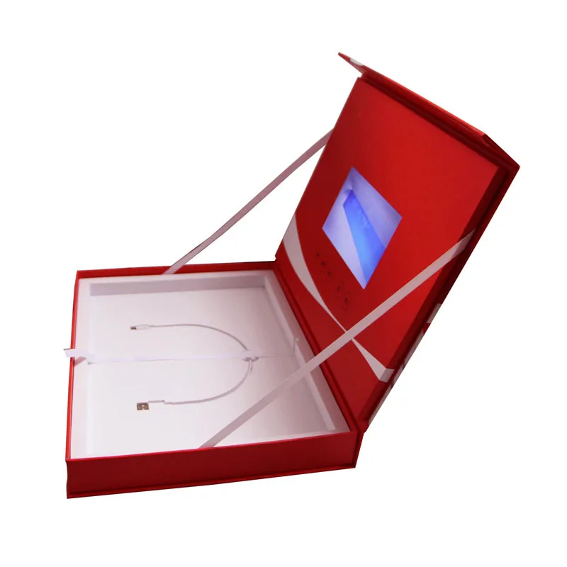 
New Drink Advertise Digital Lcd Video Gift Box In Paper Boxes 10 inch 7 inch 4.3 inch 