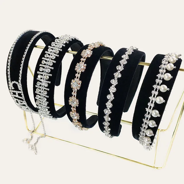 
2021 Super Fairy Rhinestone Tassel Headband Out Fashion Luxury Ladies Hair Accessories 