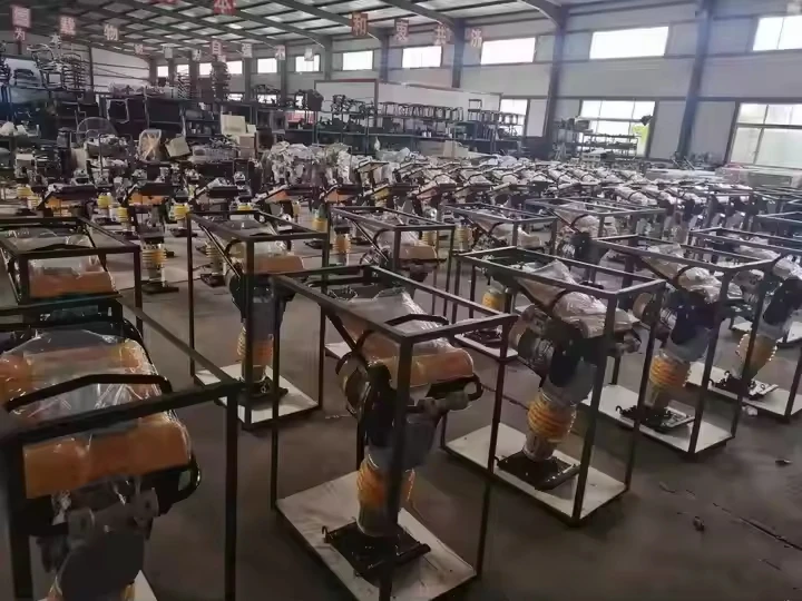 Gasoline  Vibratory Tamping Rammer Jumping Jack Tamper with Engine Impact Force Durable for Heavy-duty Applications