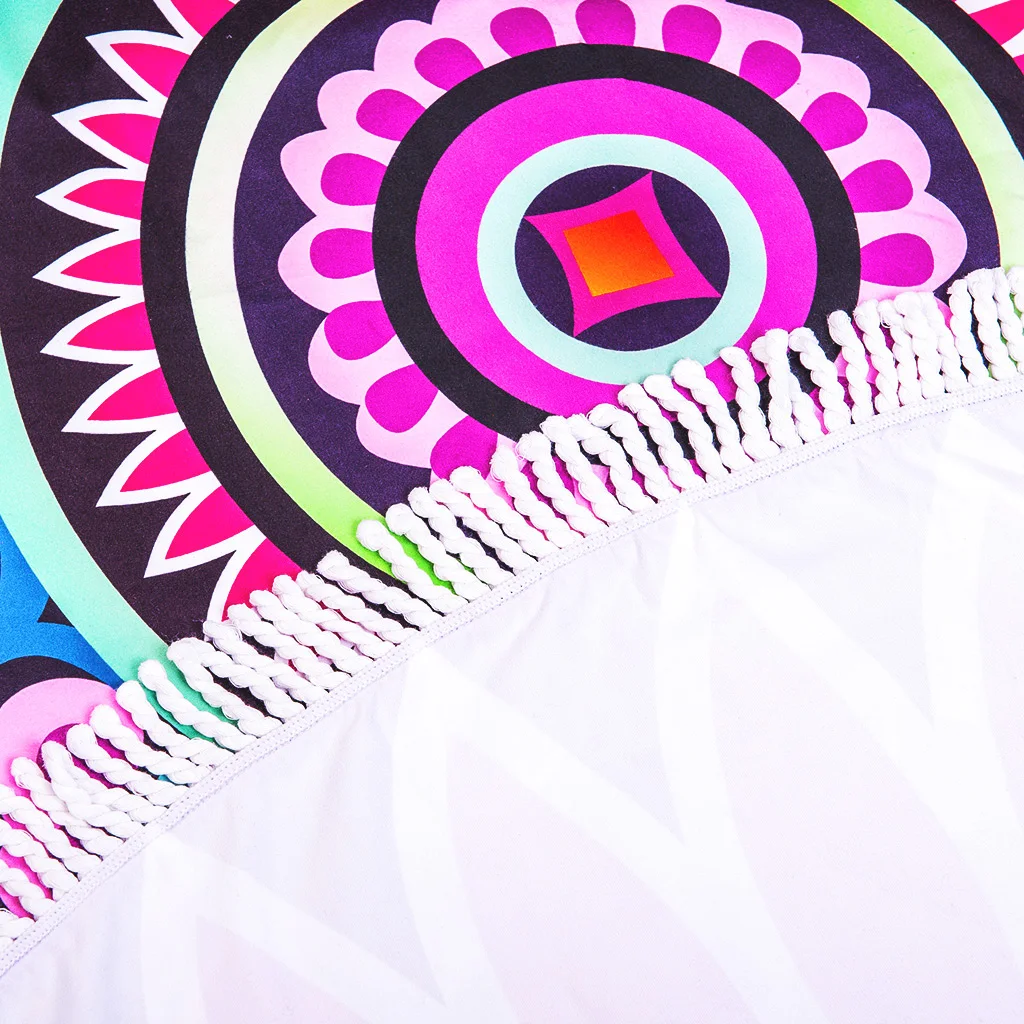 wholesale individual mandala towels custom beach towel microfiber turkish print sublim towel