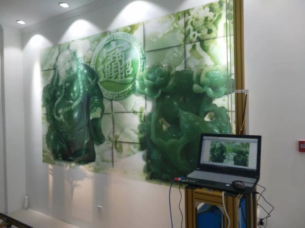 Cmykw 3D Bedroom Wall Painting Printer Background Hotel Decoration Wallpaper Vertical Printer for Wall