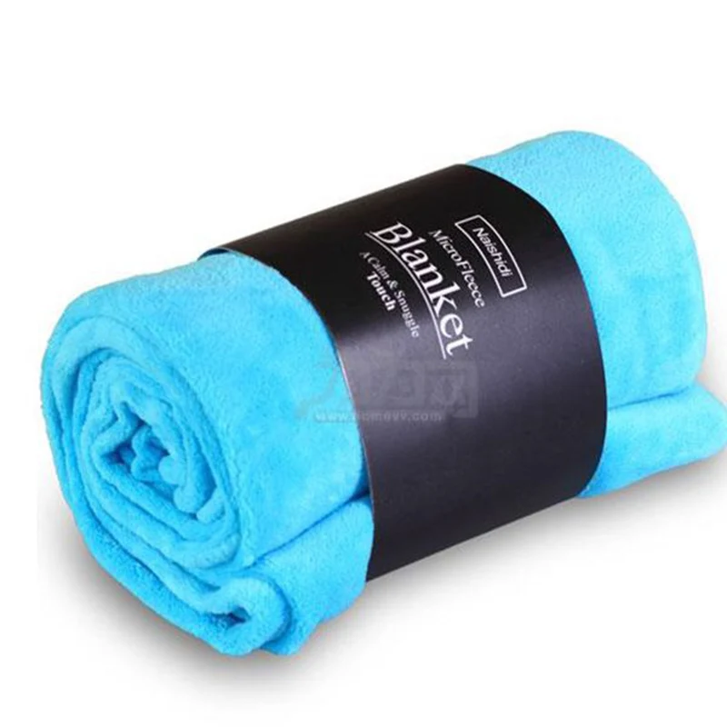 АЗО бесплатно 100% полиэстер машинная стирка пушистое толстое Коралловое флисовое Норковое одеяло