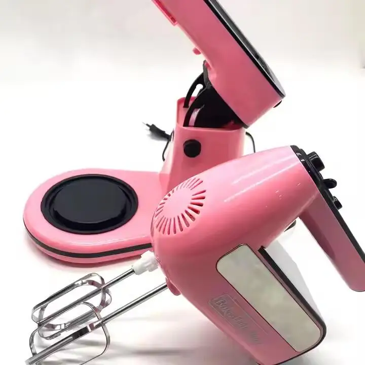 3.5L Kitchen Electric Food Mixer Egg Beater Hand Mixer with Bowl Multi 5 speeds with Turbo Function