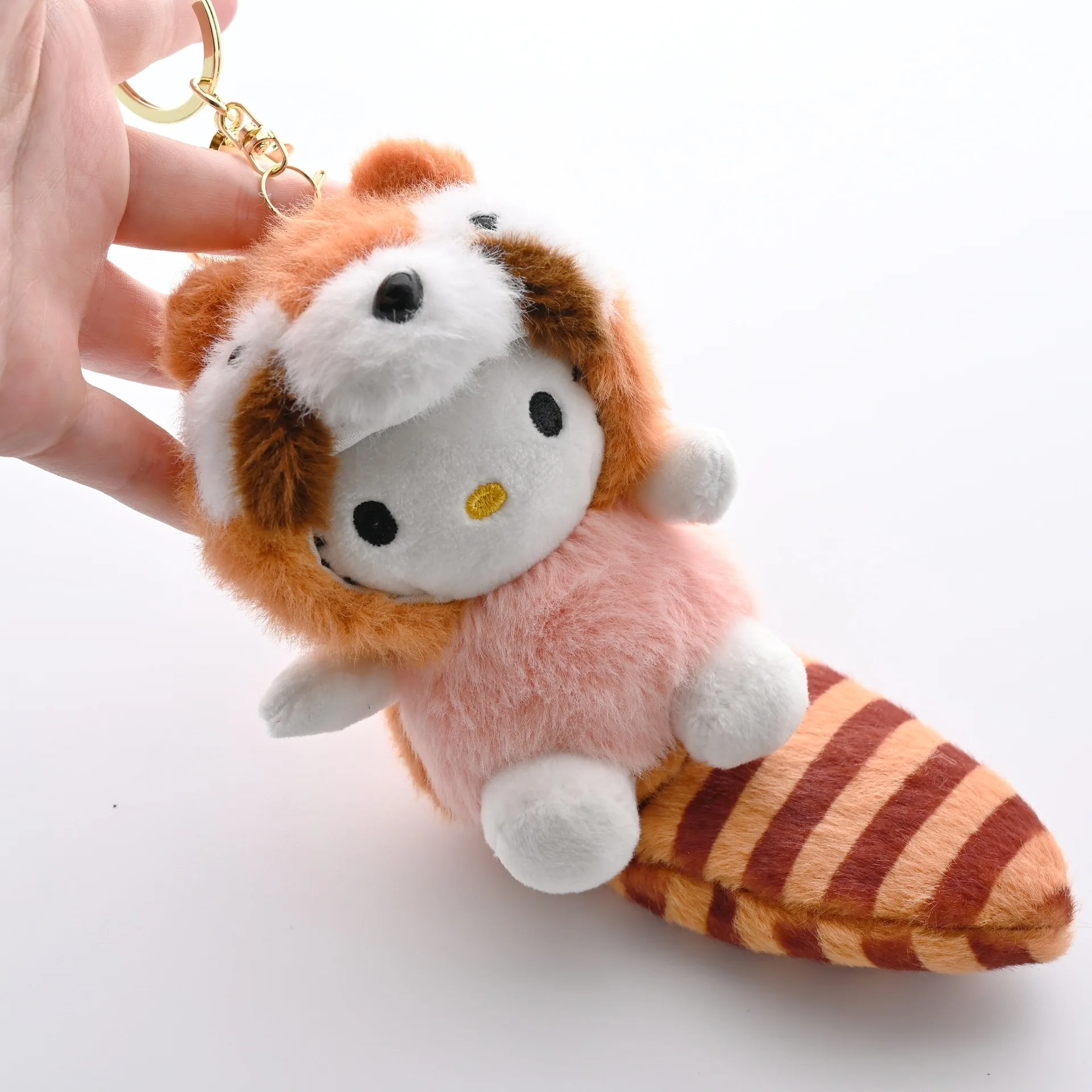 Wholesale Soft Cute Stuffed Animal Fireman Bear With Cap Plush Toys Teddy Bear Keychains
