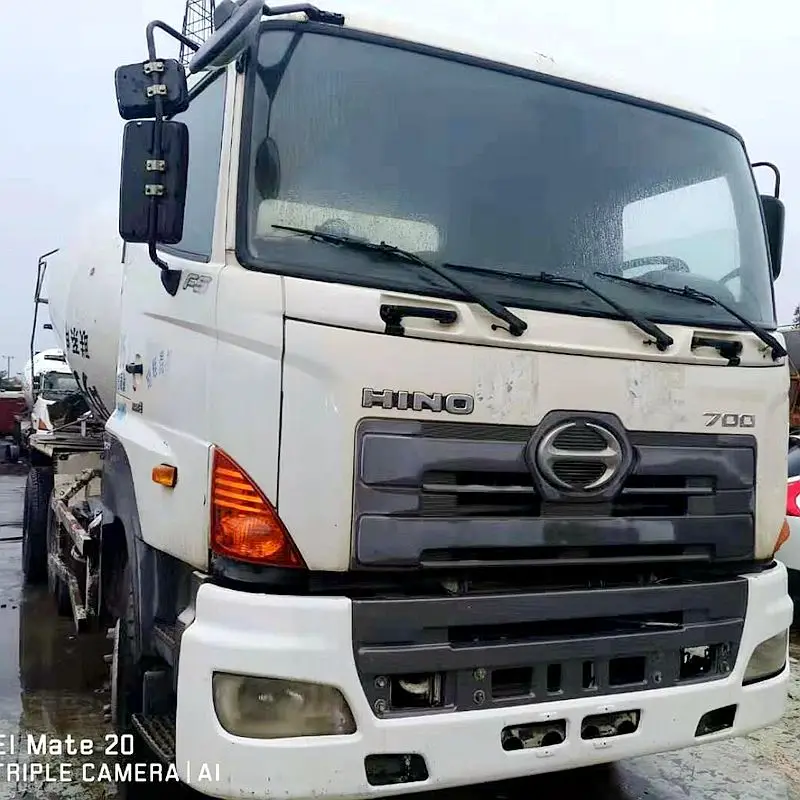 Япония e13c двигатель, Япония hino 700 Бетономешалка