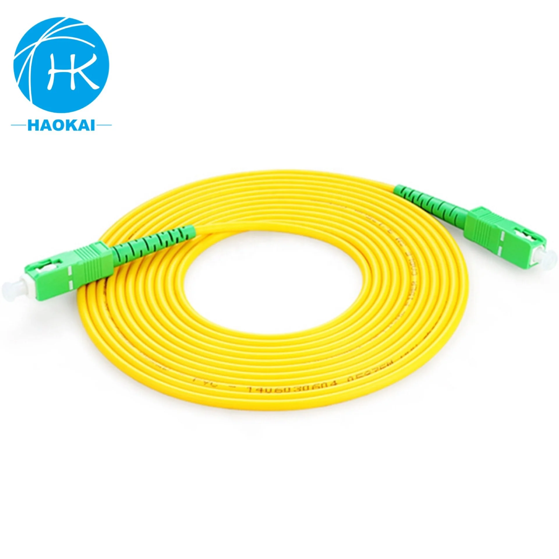 Sc/apc- Sc/upc Simplex Fiber Optic Sm Best Factory Price Patch Cord Network Patch Cables Network System LSZH PVC Kevlar Yarn
