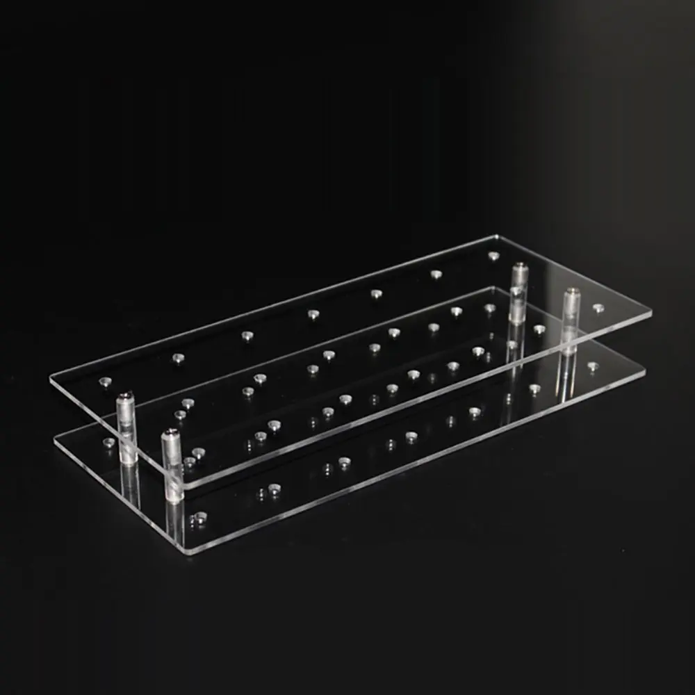 21 Hole Clear Acrylic Lollipop Display Stand Perspex Cake Pop Holder Countertop plexiglass Acrylic CakePop Lollipop Stand