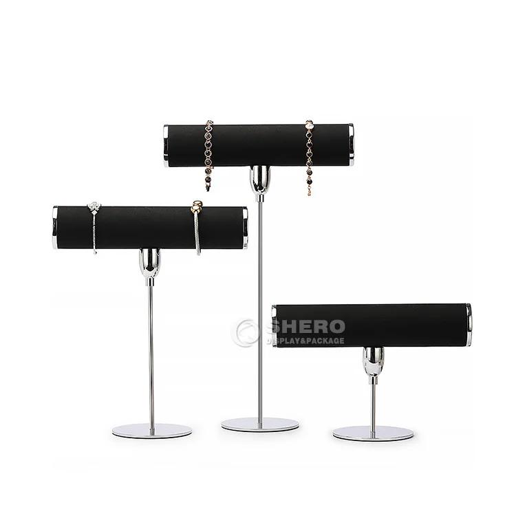 Necklace Organizer Jewelry Display Stand Jewelry Organizer T-Bar Headband Holder for Chains, Bracelets, Earring Showcase Storage