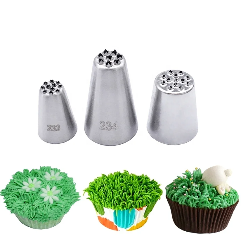 Russian Cake Decorating Nozzle Piping Pastry Tool Baking Tip Tools Leaf Shape Icing Stainless Steel Nozzles Set