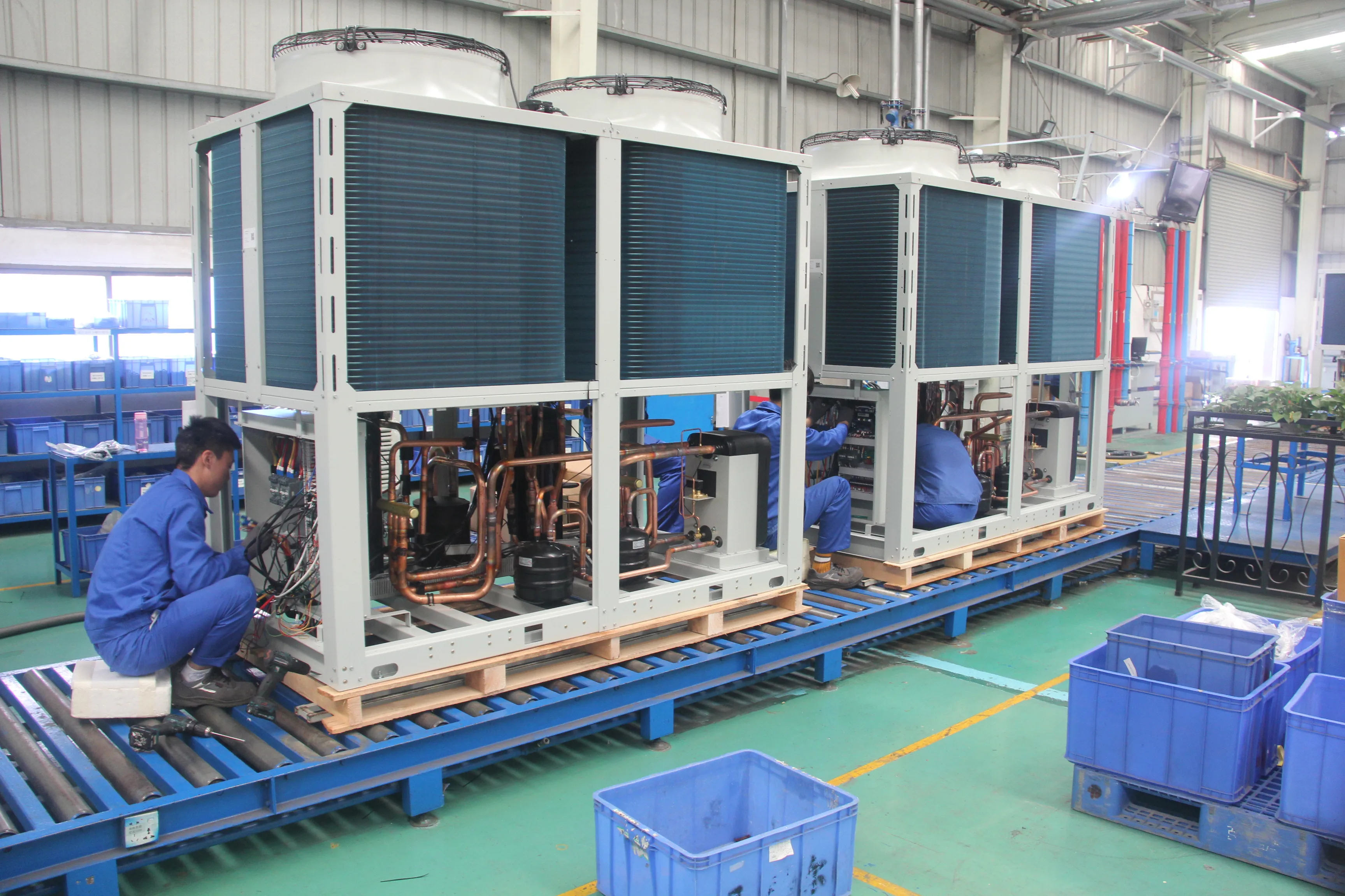 Euroklimat Commercial Tall Building Energy Saving 65 130 kw Air Cooled Modular Chiller