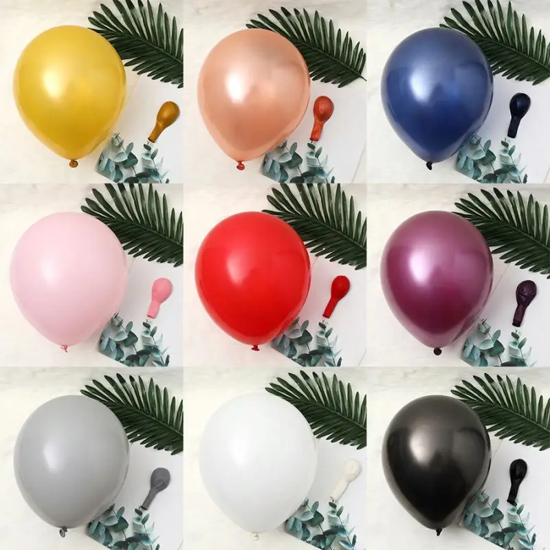 
Latex Balloon 12 Inches Round Thick Pearlescent Matte Balloon Wedding Birthday Balloons Wholesale 