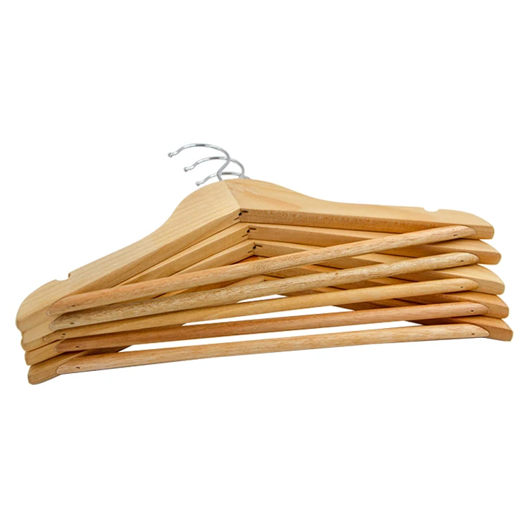 Factory Price Hot Style Wholesale Coat Wooden Hanger With Logo