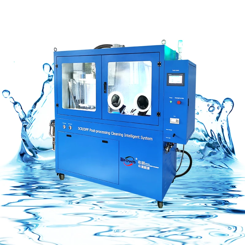 Rapid drying repair of wastewater filtration cycle of catalyst cleaner dpf filter cleaning machine
