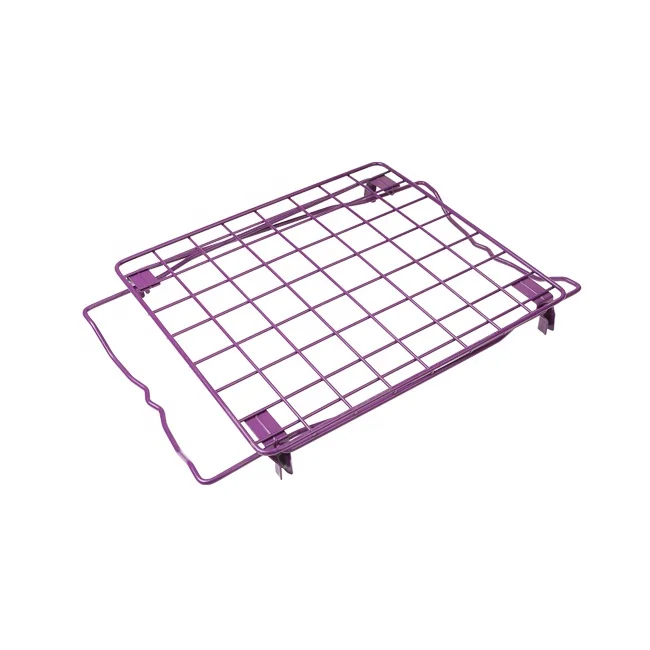 
High quality desktop freestanding folding metal shelf 
