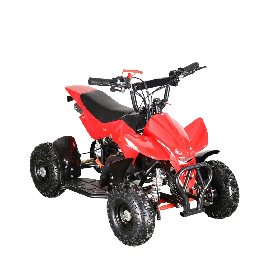 High quality 2 stroke four wheelers 49cc gas powered kids atv pocket quad bikes