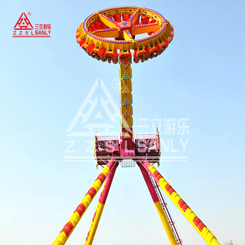 Amusement Equipment Giant Twister Rides Attraction Manege 360 Degrees Rotating Thrill Theme  Big Pendulum Rides For Sale