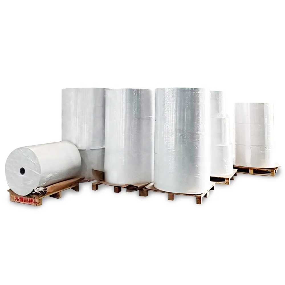 Заводская этикетка от производителя термобумага Jumbo Roll 48 Gsm