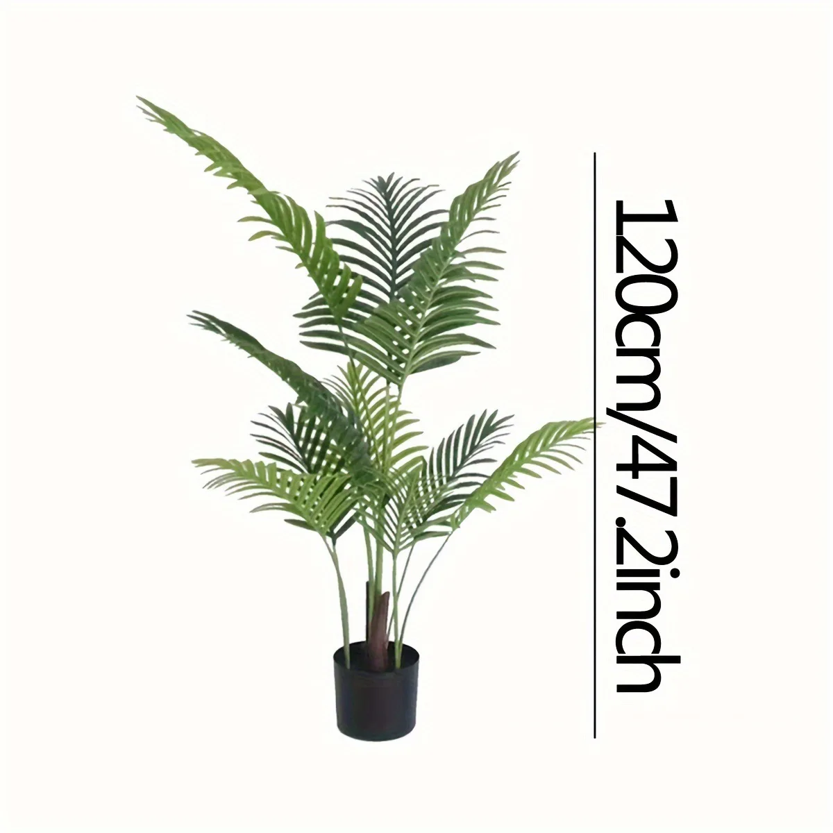 YJ Hot Selling Artificial Large Potted PE Palm Tree Scandinavian Home Living Room Decoration Loose-Tailed Sunflower
