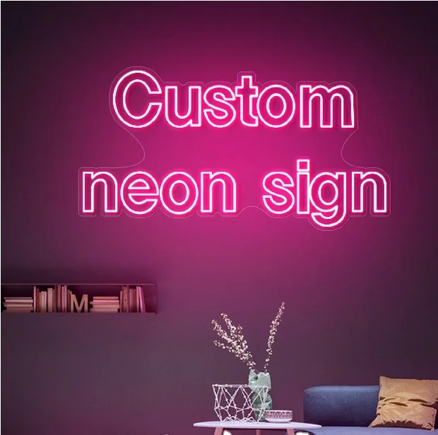neon sign Customized Acrylic Board Led Neon Flex Wall Sign For Gift Wall Art Sign Decor