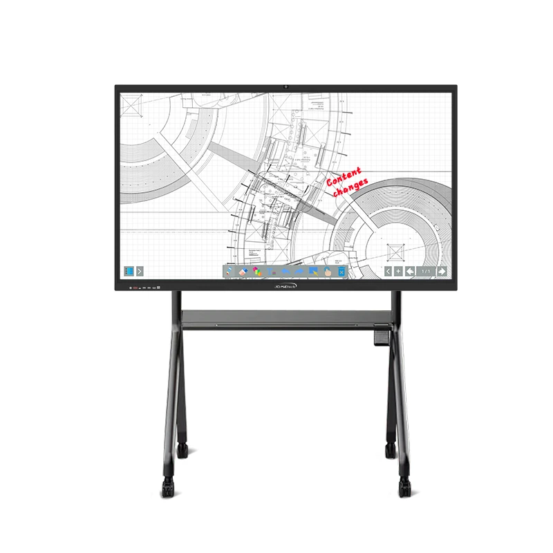 HD touch smart board TV computer wireless projection conference teaching scene portable smart board