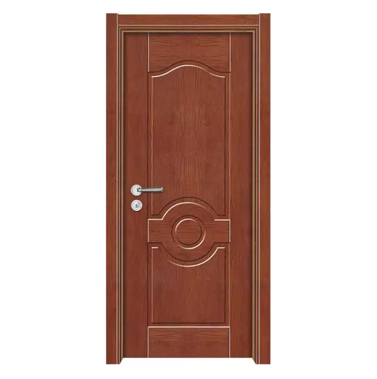 Wholesale melamine/ white primer interior door skin factory direct pvc surface MDF HDF door