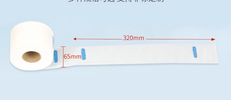 Disposable Barber Neckband Hair Cutting Barber Salon Ruffle Tissue Strip Collar Wrap Hairdressing Accessory