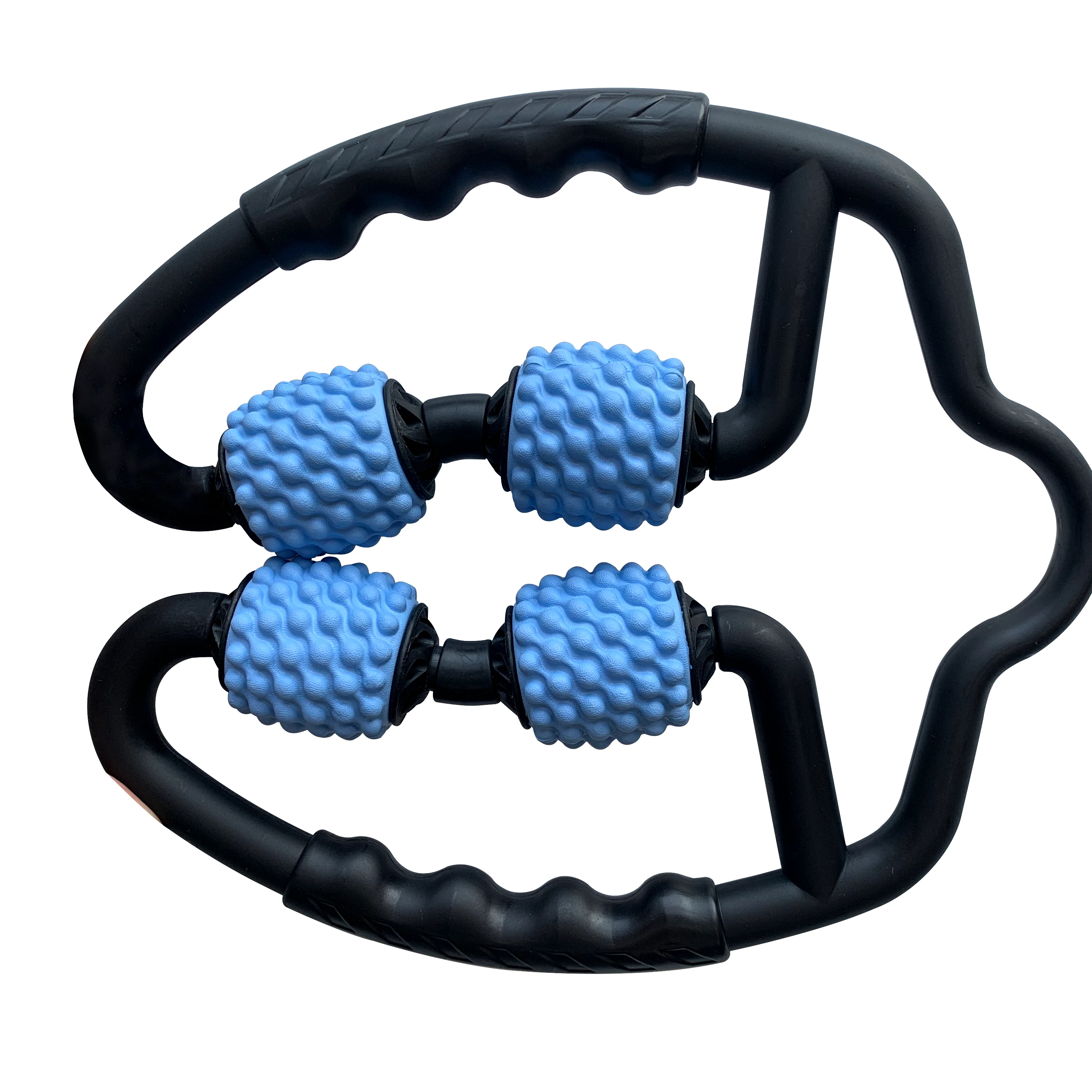 4 wheel U shape Leg body neck arms 4 massae balls  massage roller for muscle relaxation