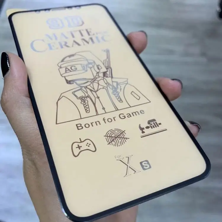 v21e cell phone screen protector ceramic film full glue ceramic glass for vivo v21e matte ceamic glass