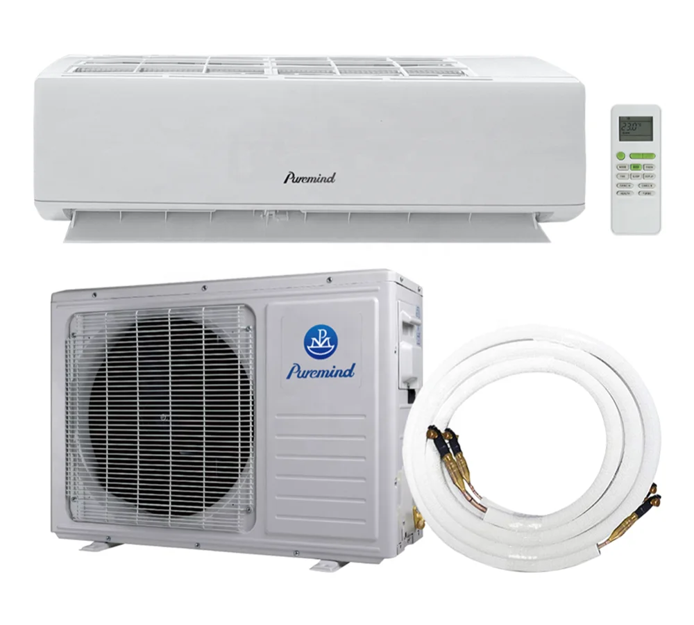Puremind Wholesale Smart Ductless Split Air Conditioners 9000-24000BTU Wifi Control Wall Mounted Domestic Split Air Conditioning