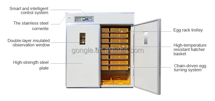 88-14784 egg incubator Automatic  incubator and hatcher/egg incubator hatchery/chicken poultry farm equipment